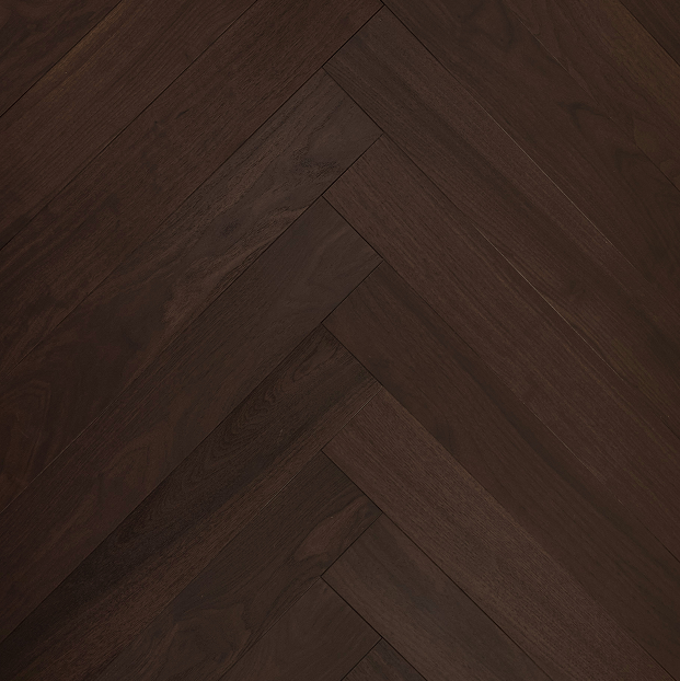Vidar - American Oak - Herringbone Collection - Chocolate