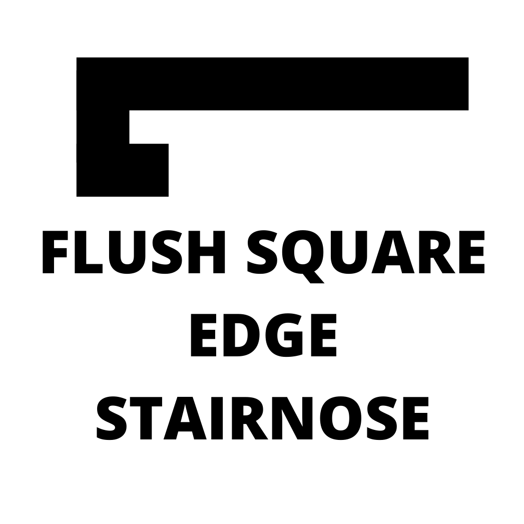 Seashell Flush Square Stairnose