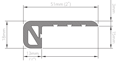 White Oak Stair Nose