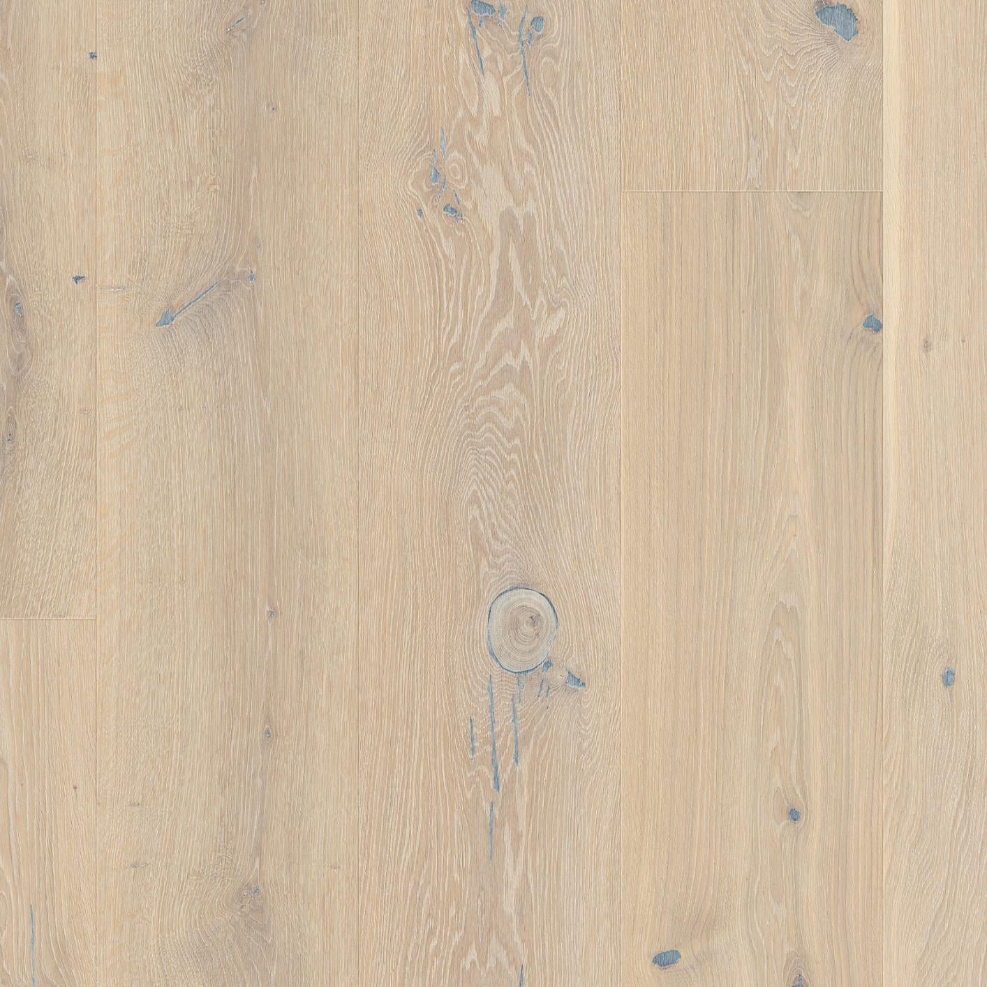BOEN - LIVE PURE - CHALETINO WIDE PLANK COLLECTION - CASTLE PLANK - 12" - OAK PALE WHITE