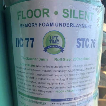 Floor Silent Memory Foam - Acoustical Underlay (WoM)