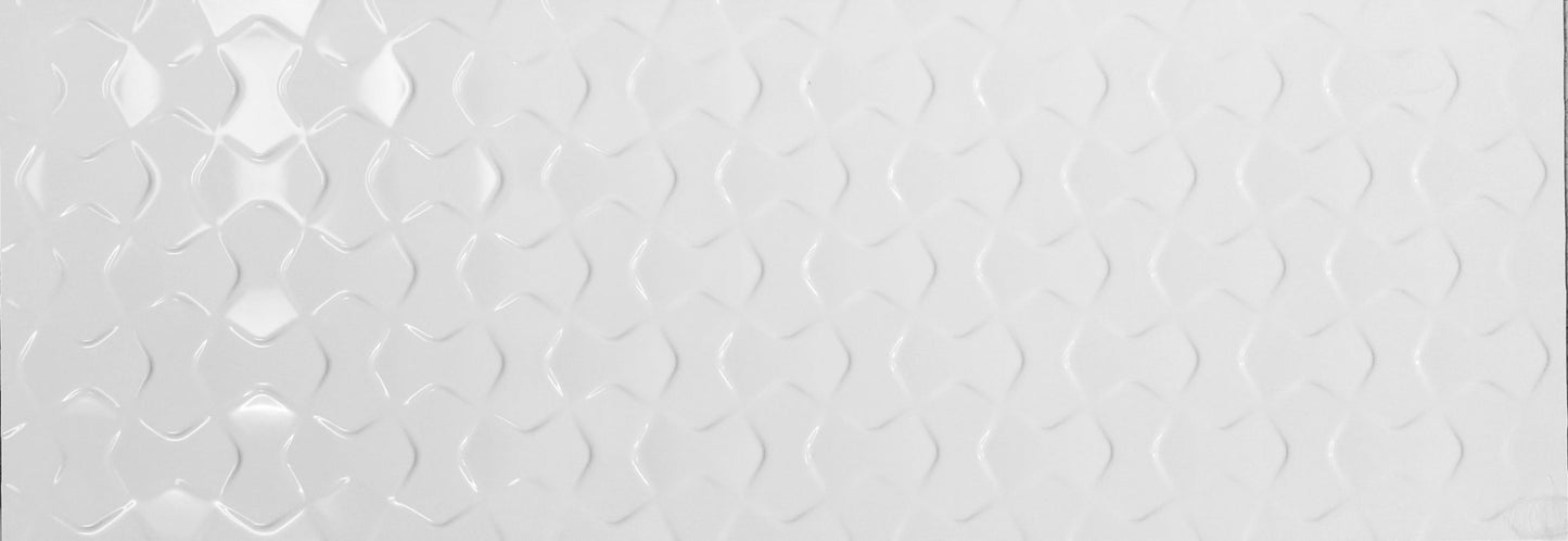 OLYMPIA TILE + STONE - 3D Series - Wall Tile - Blanco Bowtie