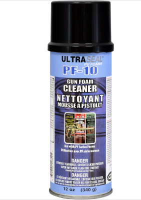 Nuco - UltraSeal PF10 Gun Foam Cleaner Gun Foam Cleaner 12 oz