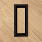 Fittes - Framed Floor Vent Lite Matte Black 4" x 10"